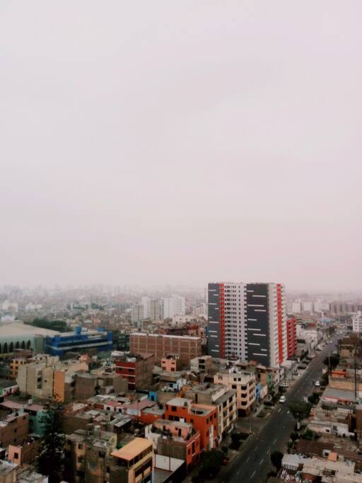 Hermosa vista desde la terraza.