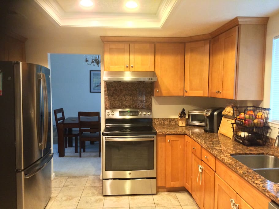 Kitchen with Everything you need to cook for a big family