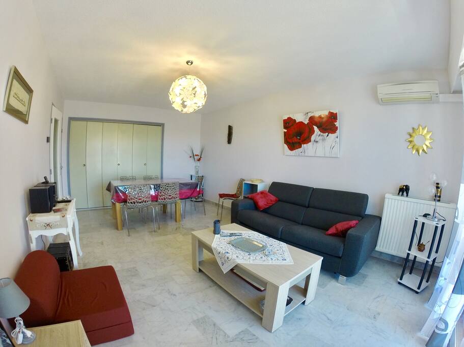 Le salon / salle à manger