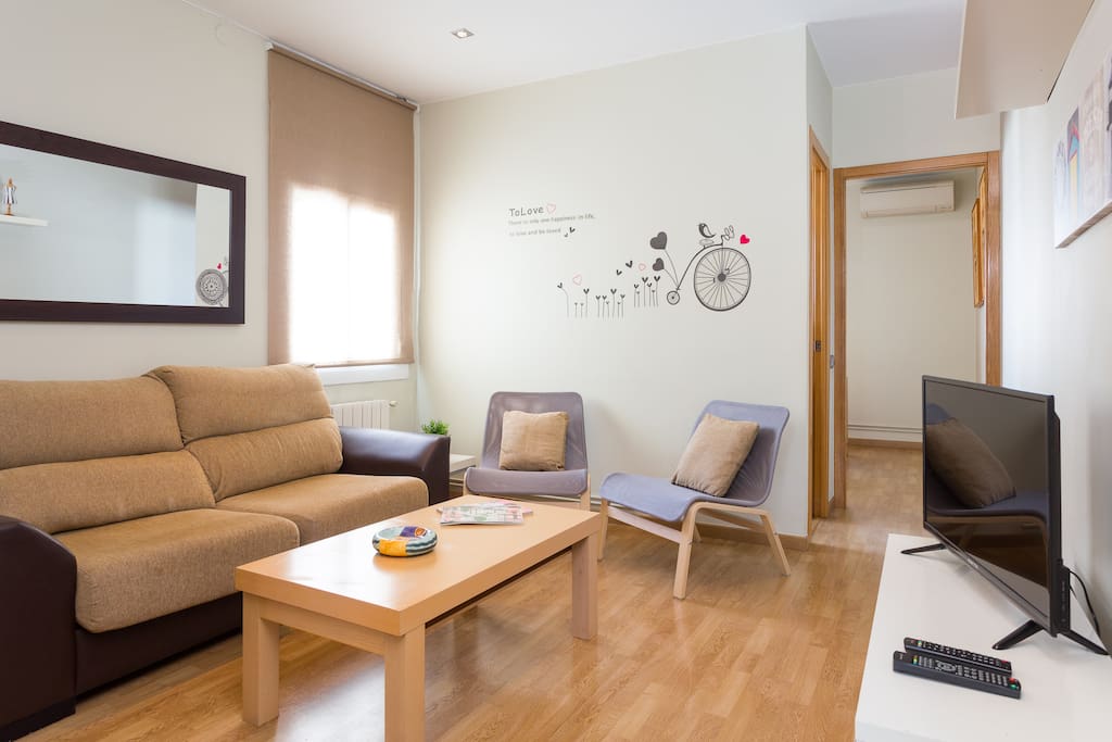 Bright and spacious living area