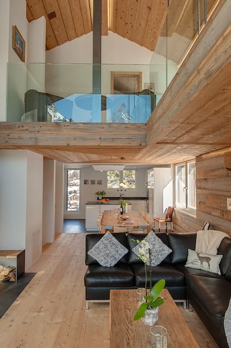 View of lounge and mezzanine.