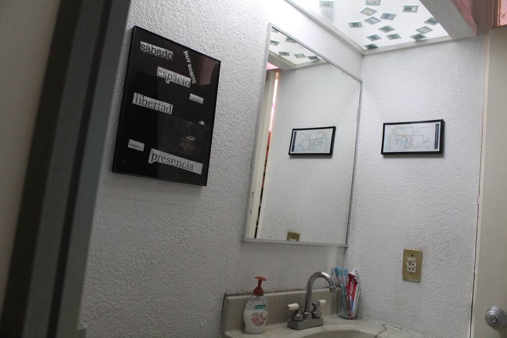 the restroom