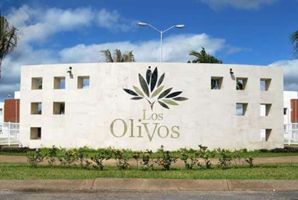 The main entrance into our residential development