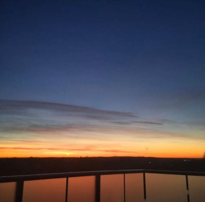 Sunset from the terrace