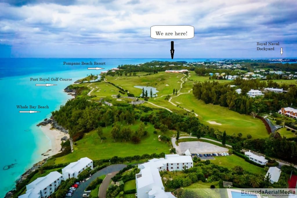 We are located here on Port Royal Golf Course just a 5 minute walk to Pompano Beach Club