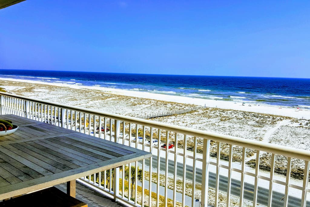 unobstructed gulf views- perfect for a relaxing getaway