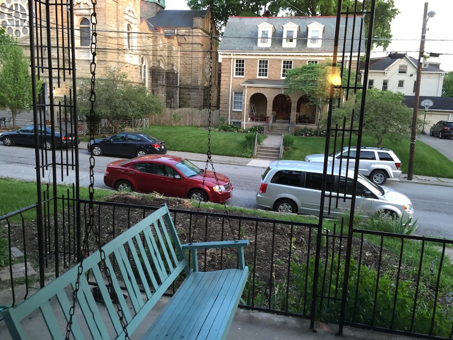 The view of the neighborhood from your window