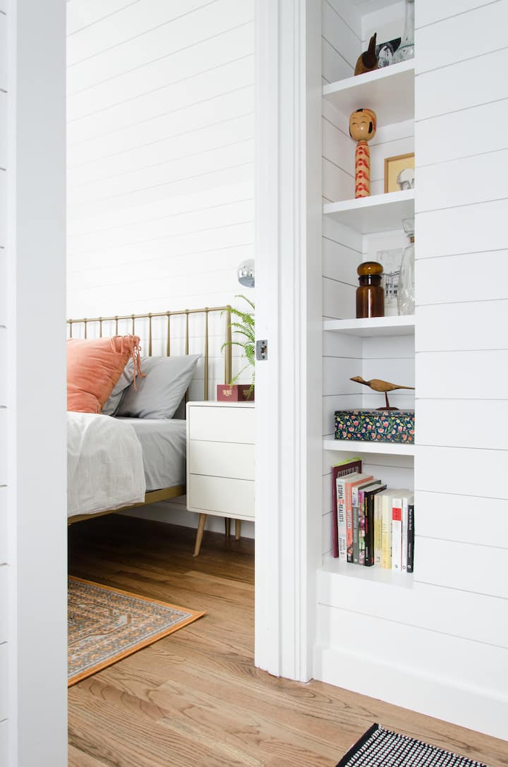 A peek into the 'big' house's west bedroom.