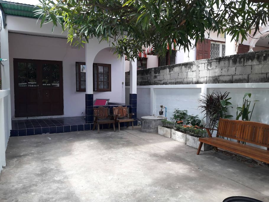 Front courtyard