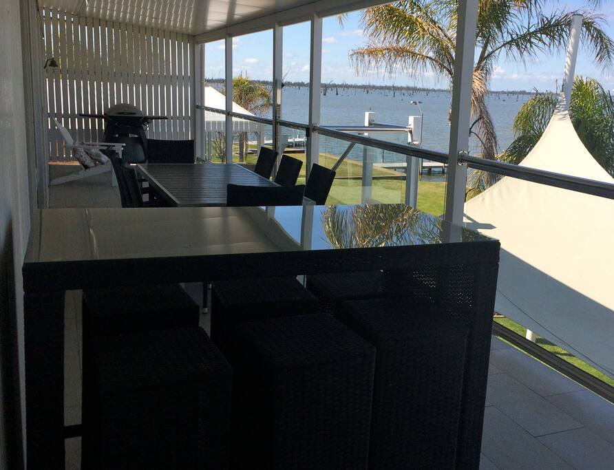 Upstairs Balcony perfect for relaxing & having a BBQ