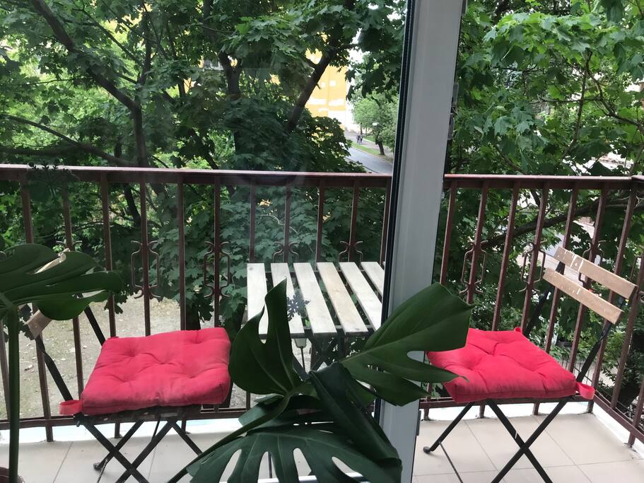 Balcony for breakfasts