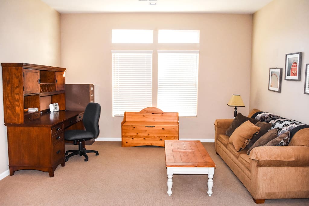 Office space for those who desire office space that converts to living space when no longer needed.