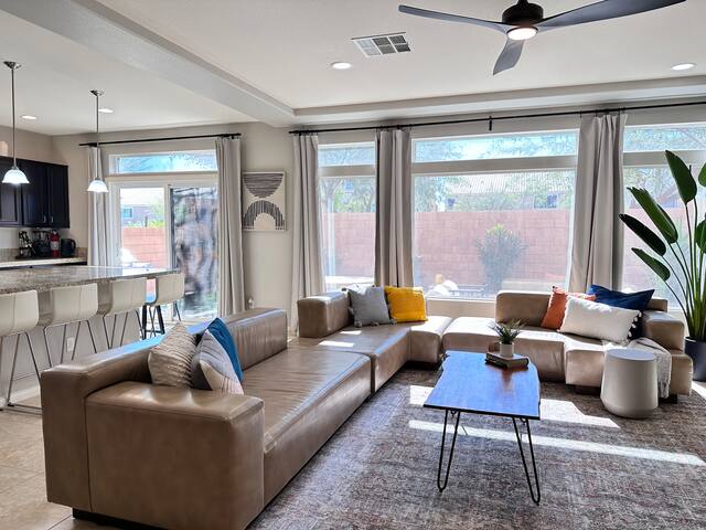 Stylish 4BR Home w/ 2 Master Suites + Game Room