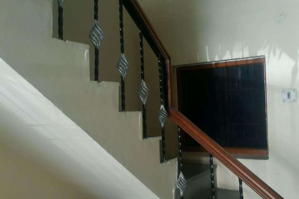 16 Stairs to accomodation