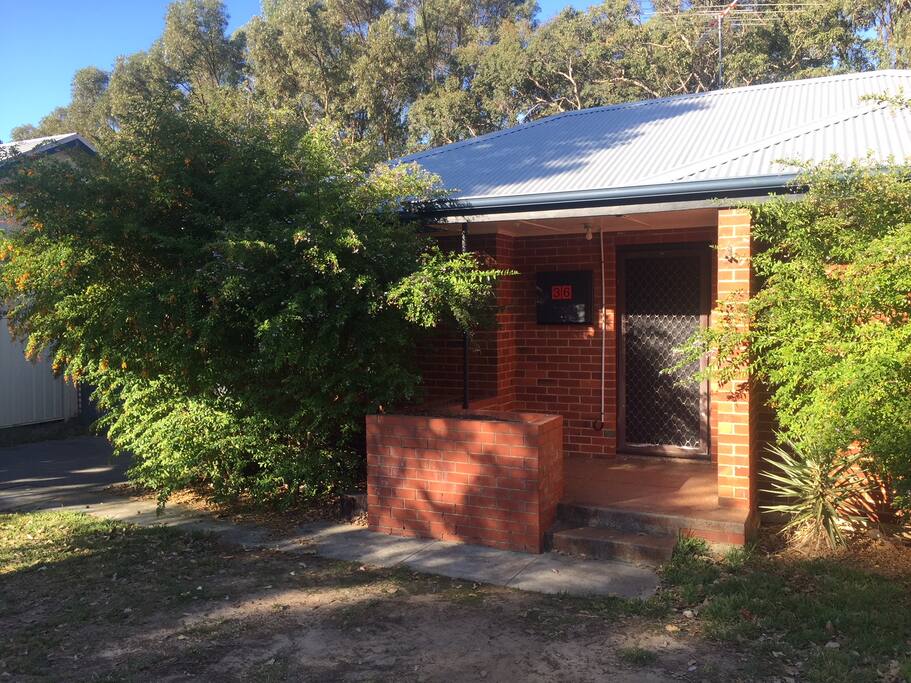 Front of the cottage
