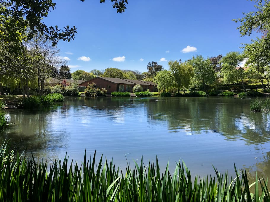 Relax in a beautiful lakeside location at Rookley Park.