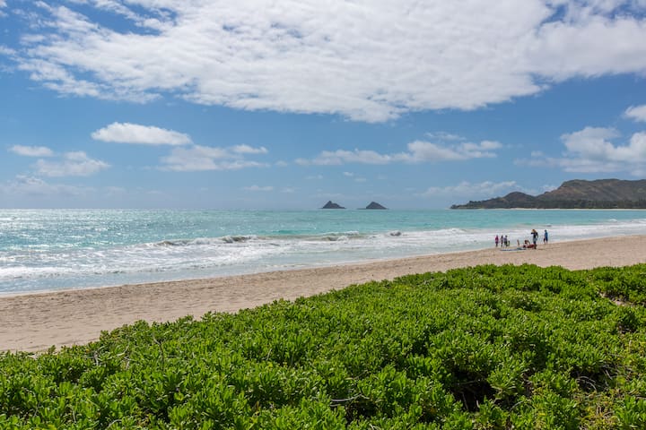 Kakela Kai, beachfront with central A/C, Kailua