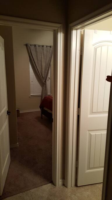 Bathroom next to room