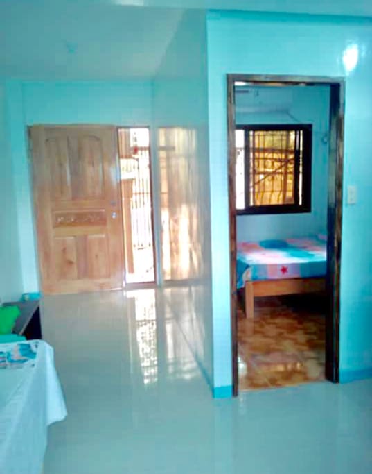 Beside the hallway is the bedroom...