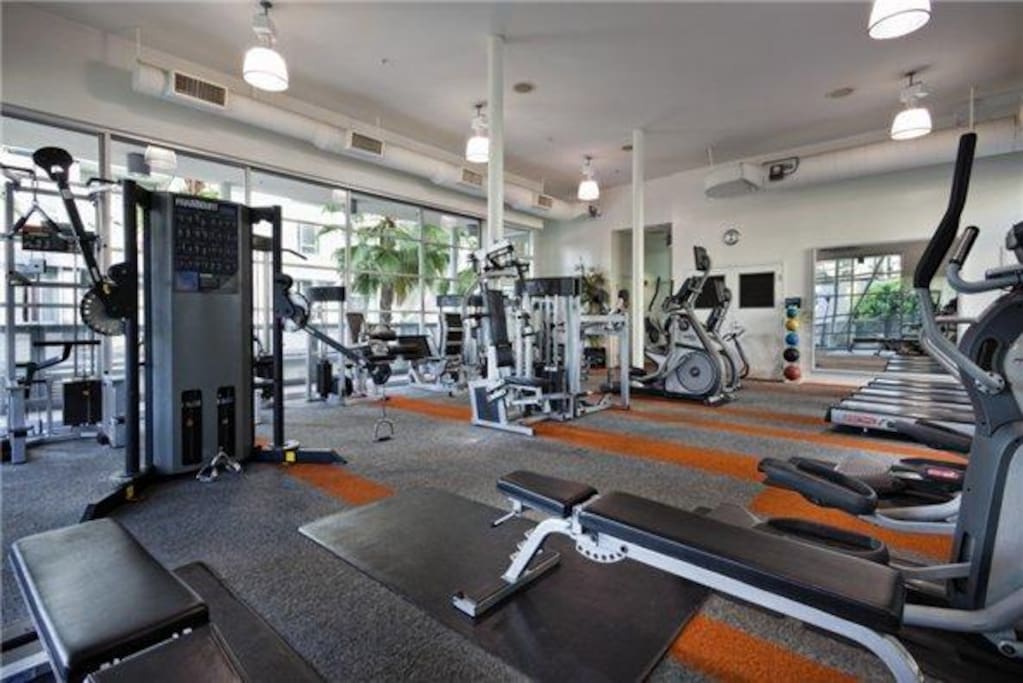 Whether on vacation or a long work/play stay with us you'll always have access to our 24 hour fitness center. Our state-of-the-art cardio equipment allows you to stay ahead of the game and work off that hard earned dessert from one of Hollywood's five star restaurants in the area!
