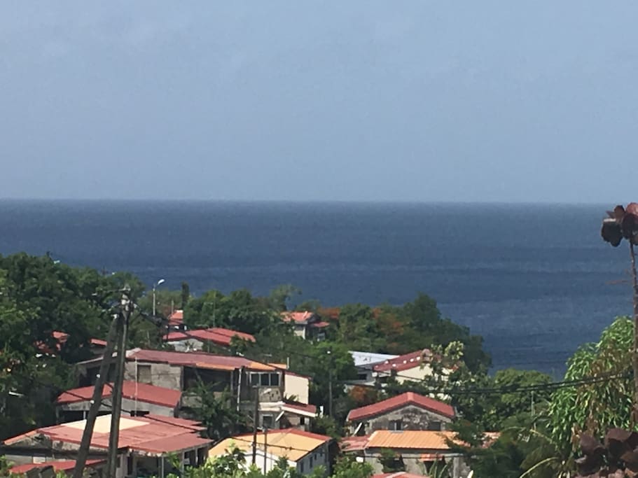 Vue sur mer des Caraïbes