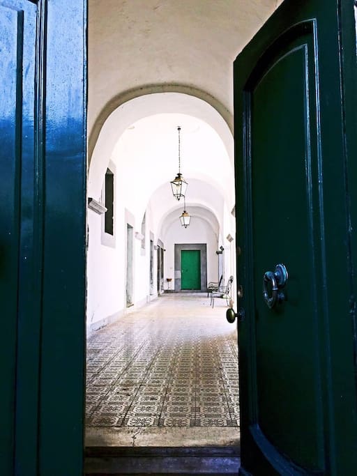 Main building entrance