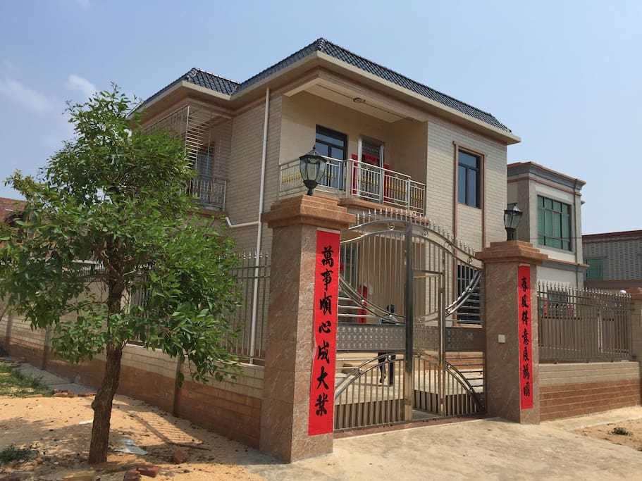 别墅的整体外观