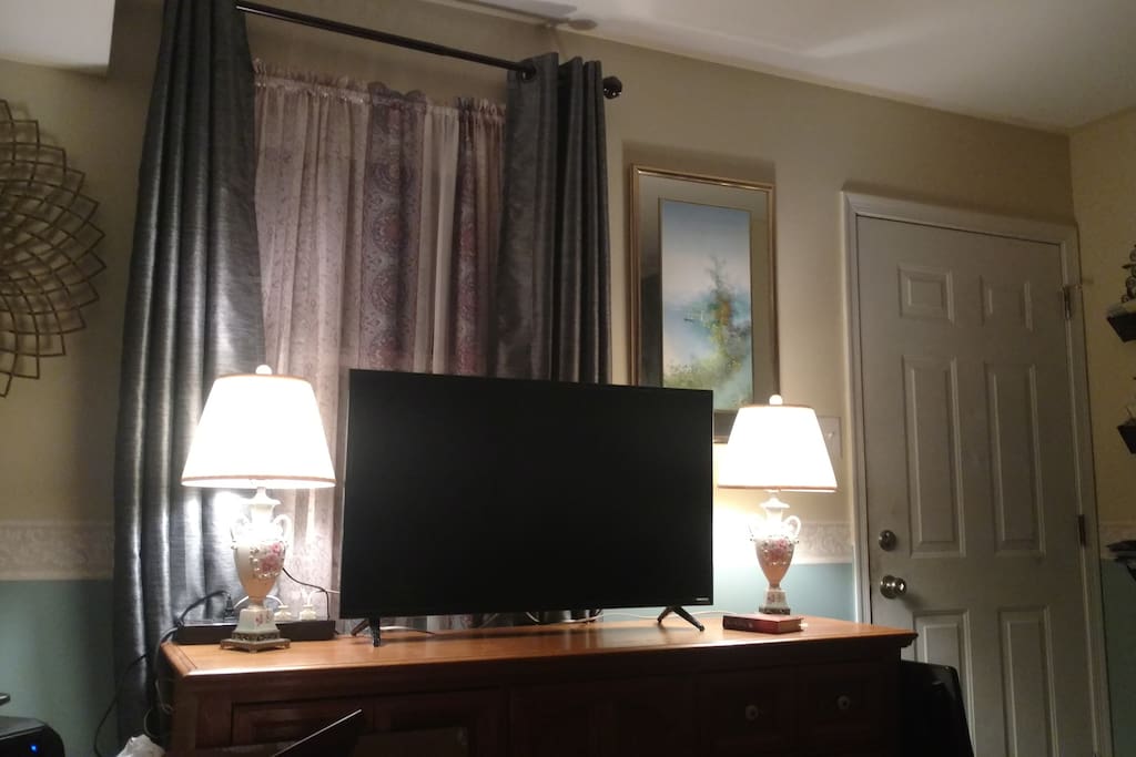 Living room with TV