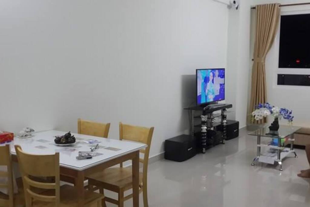 Dinning table + Living room
