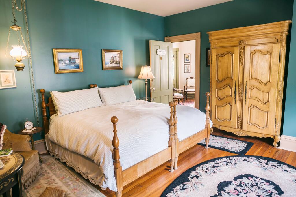 St. Michael's Room - King Bed and Antique Wardrobe
