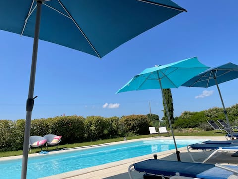 Charming house near Beaune, 6 people, pool