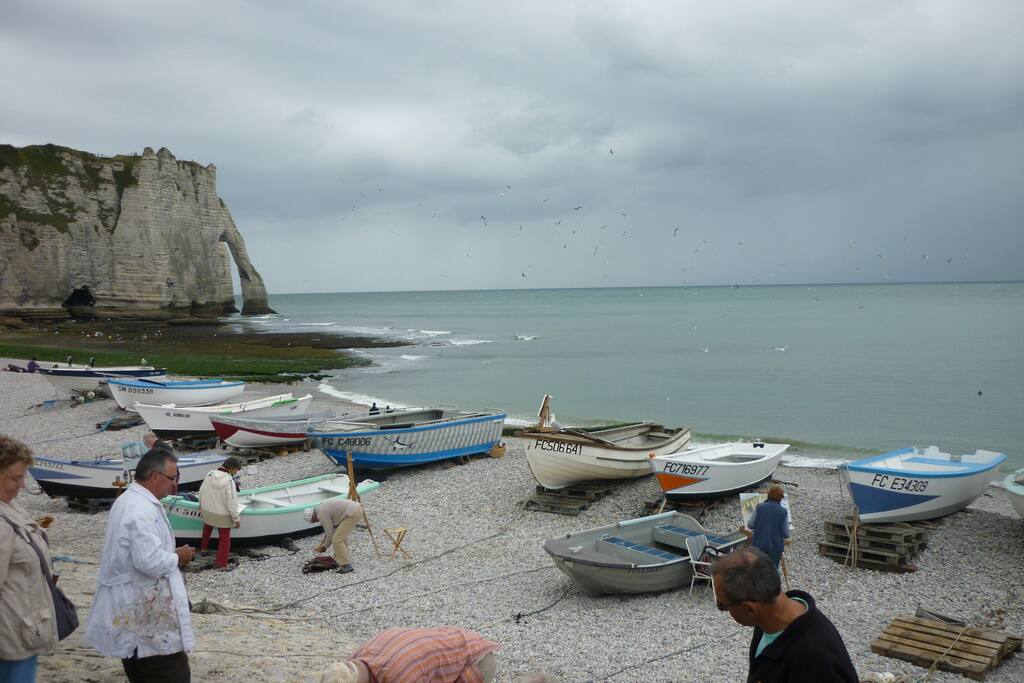 Etretat,les plus belles falaises du monde.