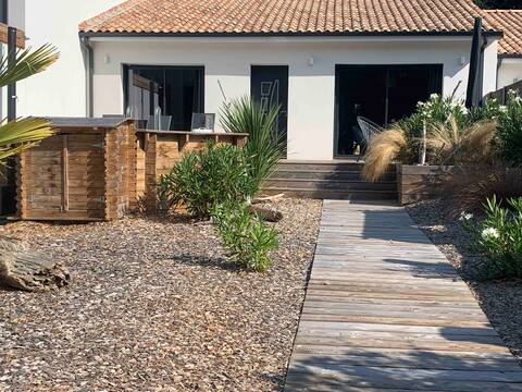 Le Verdon/Mer - Villa pr 6, swimming pool, beach 700 m away
