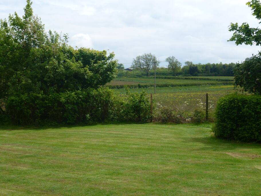 Fields next to property.