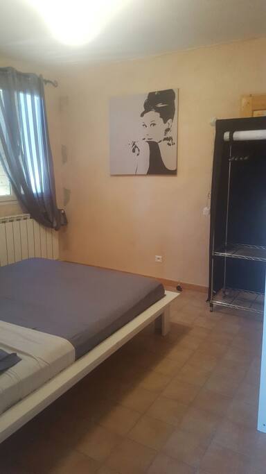 Chambre vu jardin