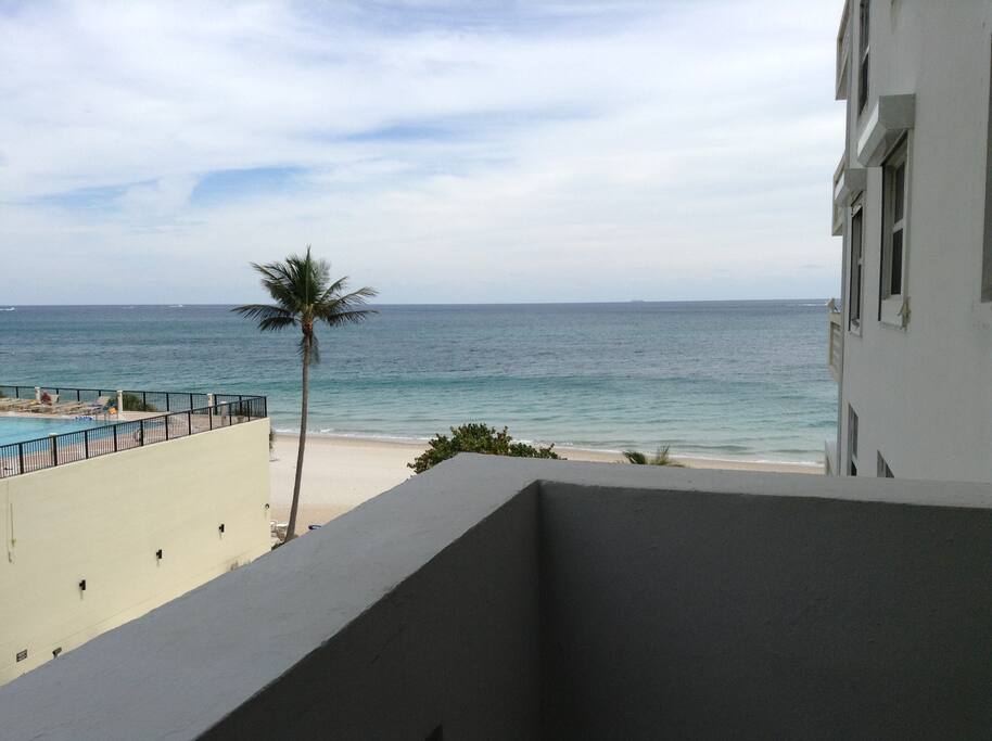 Ocean view from the balcony