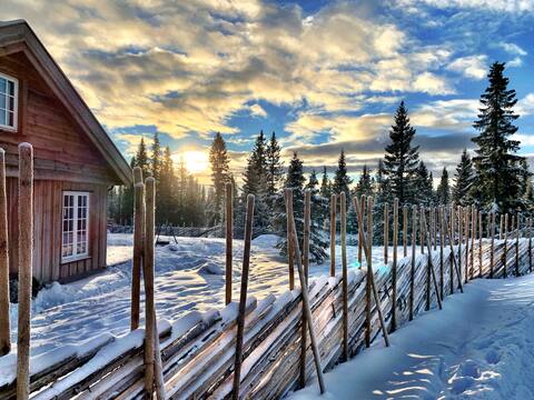 Large cabin in a great location on Sjusjøfjellet