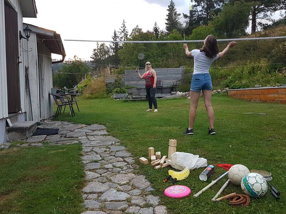 Det er nok av utstyr, muligheter og områder til aktiviteter for alle aldre.