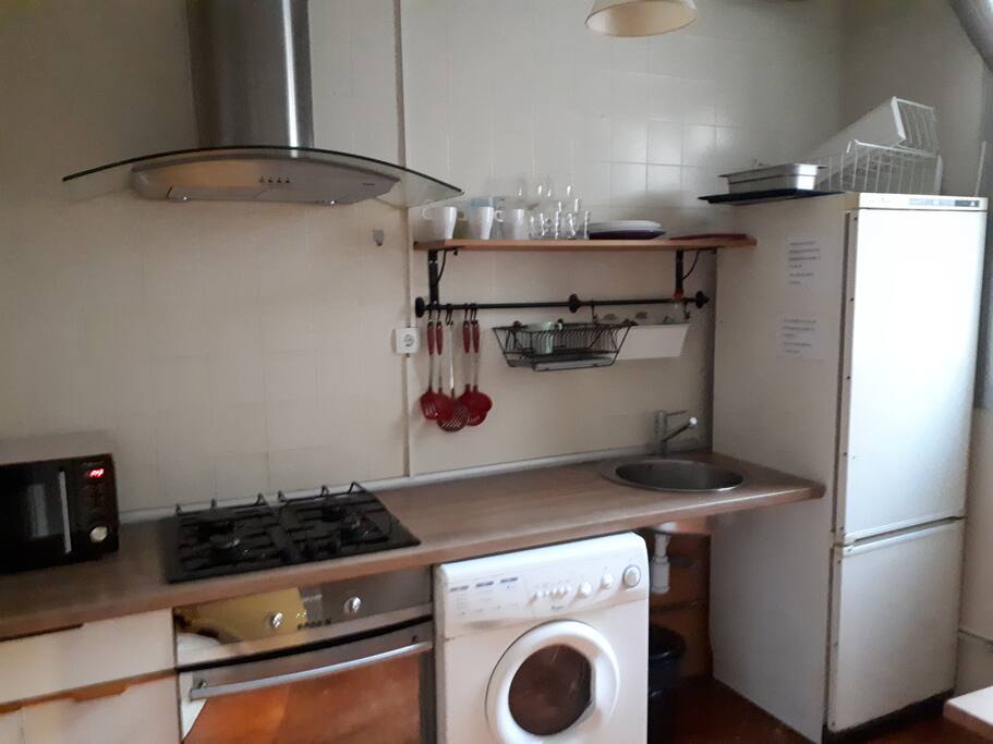 Ésta es nuestra cocina...