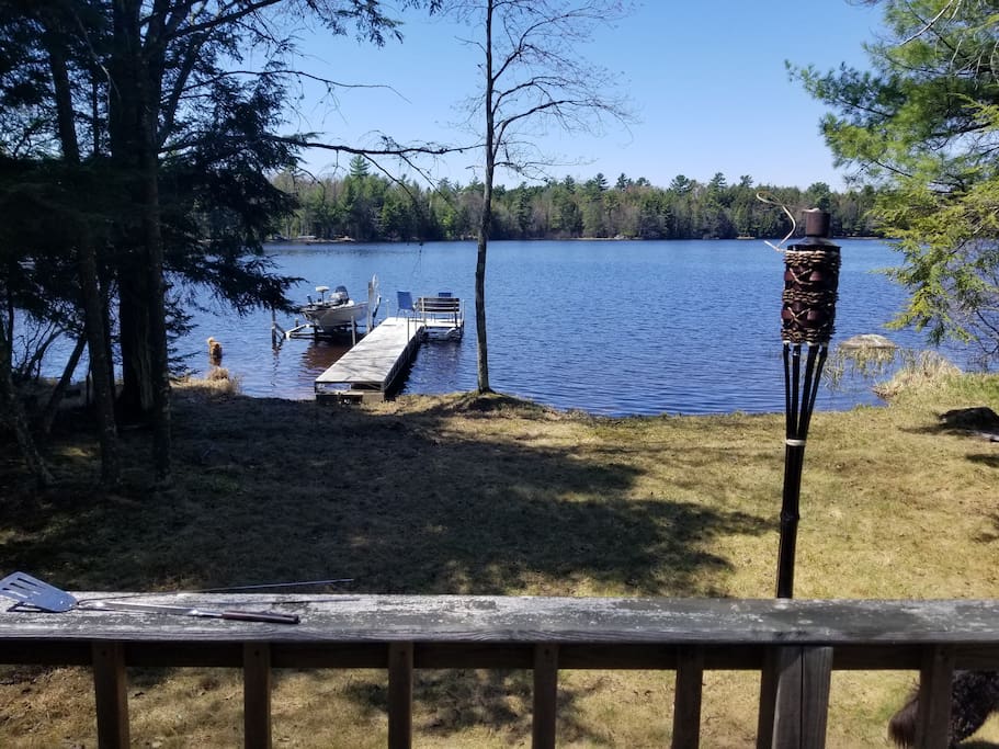 Lake view from the back deck