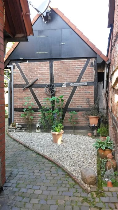 Eingang zum Ferienhaus