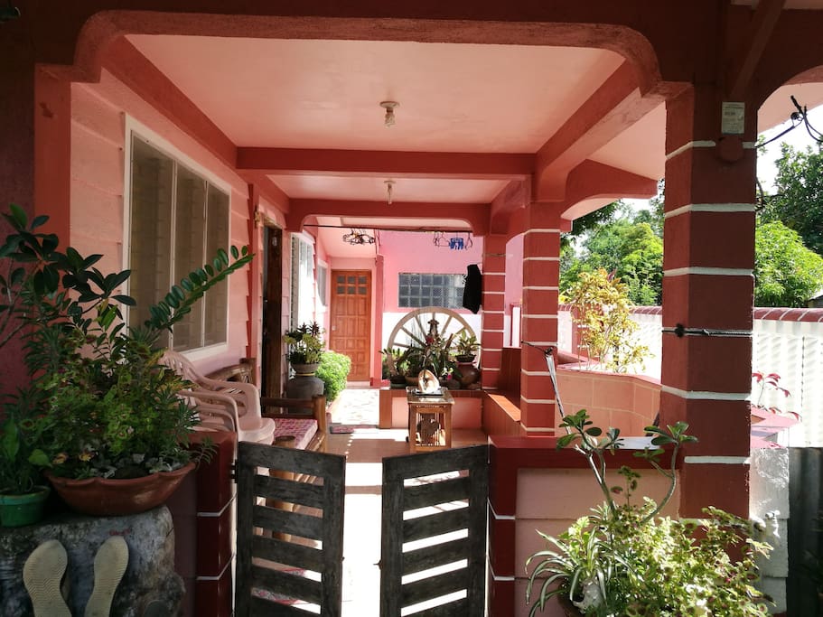 The door to the room.