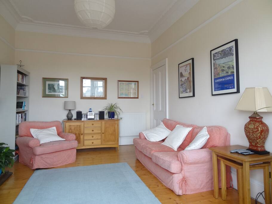 Living room with TV