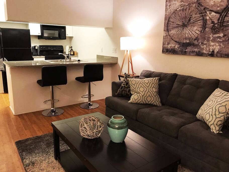 Living Room and Kitchen
