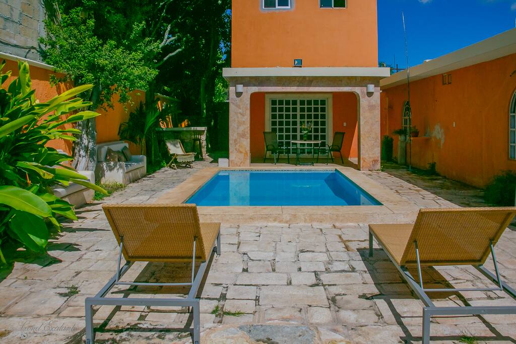 The swimming pool