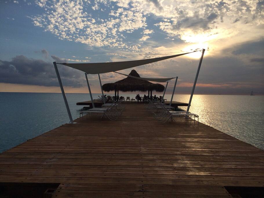 The dock