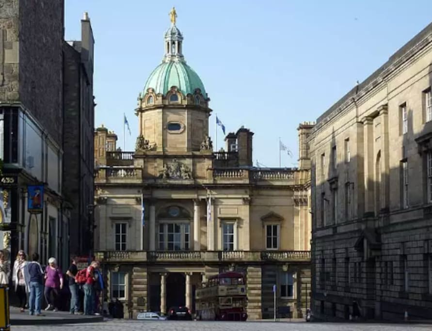 Bank Street - between the Royal Mile and Princes Street