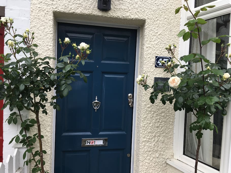Front door: Rose Cottage