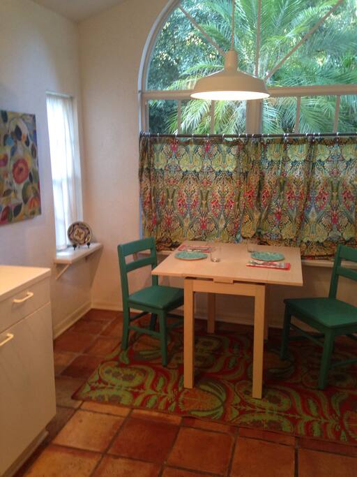 Breakfast area of kitchen