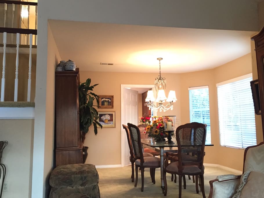 Formal dining room connected to front sitting room.